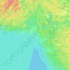 Mappa topografica Dokis Island, altitudine, rilievo