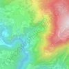 Mappa topografica Spissa, altitudine, rilievo