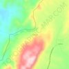 Mappa topografica Chengue, altitudine, rilievo