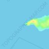 Mappa topografica Lyall Point, altitudine, rilievo