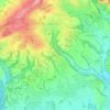 Mappa topografica Galgiana, altitudine, rilievo