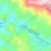 Mappa topografica Elk Valley, altitudine, rilievo