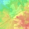 Mappa topografica Gollmitz, altitudine, rilievo