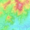 Mappa topografica Le Buet, altitudine, rilievo