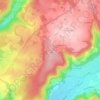Mappa topografica Hôtel Enfoncé, altitudine, rilievo