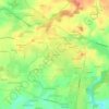 Mappa topografica La Lande, altitudine, rilievo