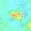 Mappa topografica Hunsley Hills, altitudine, rilievo