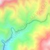 Mappa topografica Zabaletas, altitudine, rilievo
