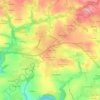 Mappa topografica Kroas Ar Gorreg, altitudine, rilievo
