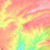 Mappa topografica Torrecuadrada de los Valles, altitudine, rilievo