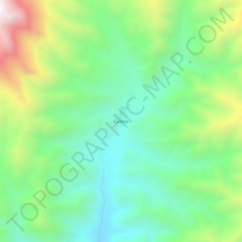 Mappa topografica Culimo, altitudine, rilievo