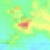 Mappa topografica Mount Zion, altitudine, rilievo