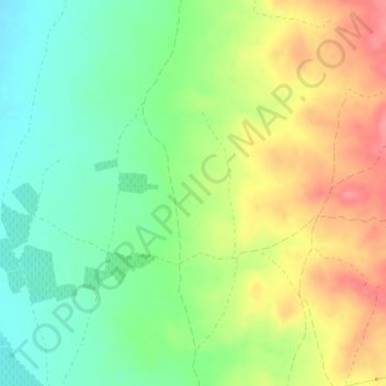 Mappa topografica Molina, altitudine, rilievo