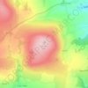 Mappa topografica Caradon Hill, altitudine, rilievo