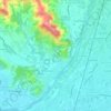 Mappa topografica Pruniccia, altitudine, rilievo