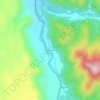 Mappa topografica Pejerrey, altitudine, rilievo