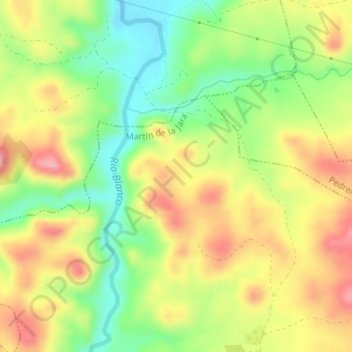 Mappa topografica Navacerrada, altitudine, rilievo