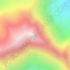 Mappa topografica Mount Drum, altitudine, rilievo