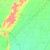 Mappa topografica Newton Island, altitudine, rilievo
