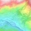 Mappa topografica Violan, altitudine, rilievo