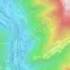 Mappa topografica Les Côtes, altitudine, rilievo