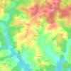 Mappa topografica La Maurine, altitudine, rilievo