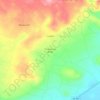 Mappa topografica Paracatu de Baixo, altitudine, rilievo
