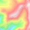 Mappa topografica Rumiloma, altitudine, rilievo