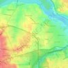 Mappa topografica Southhampton Hills, altitudine, rilievo