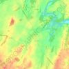 Mappa topografica Welsh Run, altitudine, rilievo