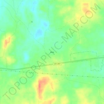 Mappa topografica Asia, altitudine, rilievo