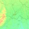 Mappa topografica Balurghat, altitudine, rilievo