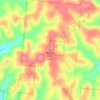 Mappa topografica Phillips Knob, altitudine, rilievo