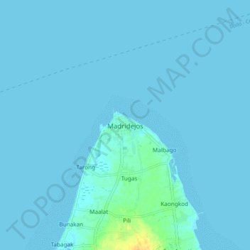 Mappa topografica Madridejos, altitudine, rilievo