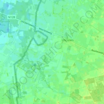 Mappa topografica Heikant, altitudine, rilievo