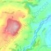 Mappa topografica Rochette, altitudine, rilievo