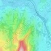 Mappa topografica Chanaz, altitudine, rilievo