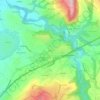 Mappa topografica Chède, altitudine, rilievo