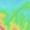 Mappa topografica Roquebrune, altitudine, rilievo