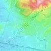 Mappa topografica Woodside Village, altitudine, rilievo