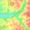 Mappa topografica Génicourt-sous-Condé, altitudine, rilievo