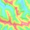 Mappa topografica Rotunda, altitudine, rilievo