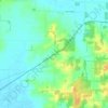 Mappa topografica Caborn, altitudine, rilievo