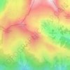 Mappa topografica Rinnkogel, altitudine, rilievo