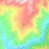 Mappa topografica Sarıalan, altitudine, rilievo