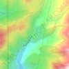 Mappa topografica Hog Back, altitudine, rilievo