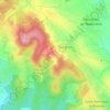 Mappa topografica Mont Bénard, altitudine, rilievo