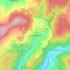 Mappa topografica Züntersbach, altitudine, rilievo