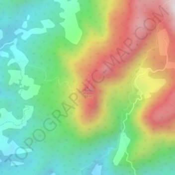 Mappa topografica Morro da Igreja, altitudine, rilievo