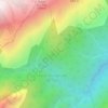 Mappa topografica Valle Chiara, altitudine, rilievo
